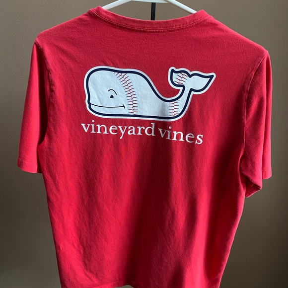 ❤️⚾️Vineyard Vines Boys Size L Baseball Whale Pocket T-Shirt ⚾️❤️ - Picture 5 of 10